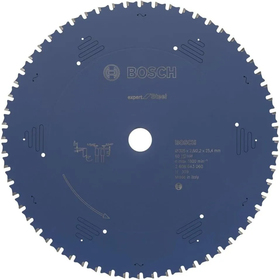 Bosch Professional Expert Serisi Metal için Daire Testere Bıçağı 305*25,40 mm 60 Diş