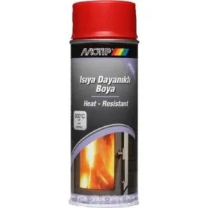 Motip Isıya Dayanıklı Sprey Boya 300 Derece Kırmızı 400 ML