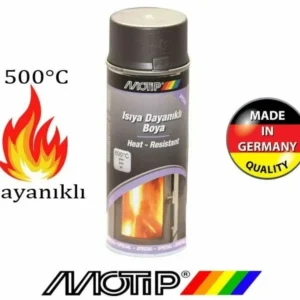Motip Isıya Dayanıklı Sprey Boya 600 Derece Antrasit Gri 400 ML
