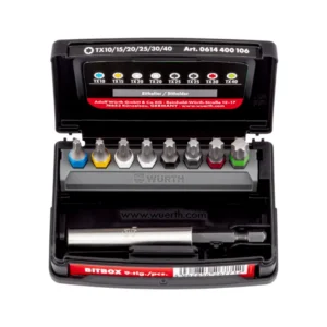 WÜRTH BİTS UÇ SETİ TX10/15/20/25/30/40 9 Parça