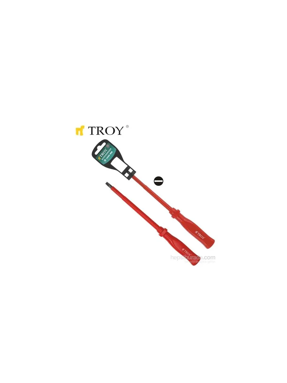 Troy 22121 Düz İzoleli Tornavida (4,0X 100Mm)