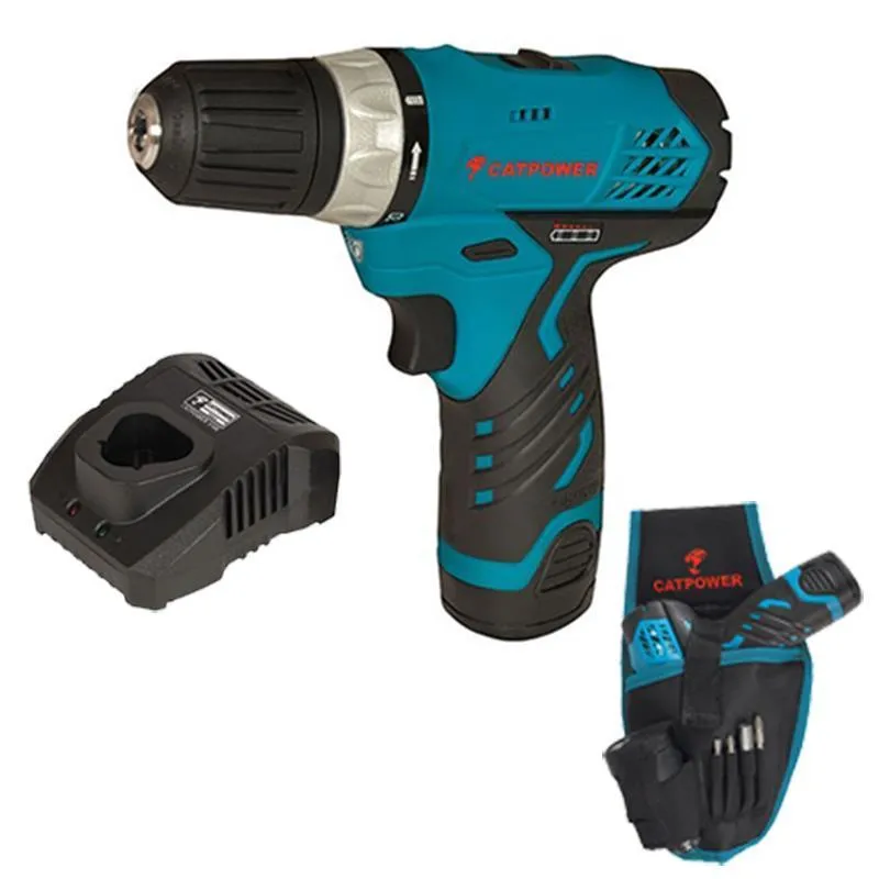 Catpower 5106 Akülü Vidalama 12V Li-On Şarjlı Matkap