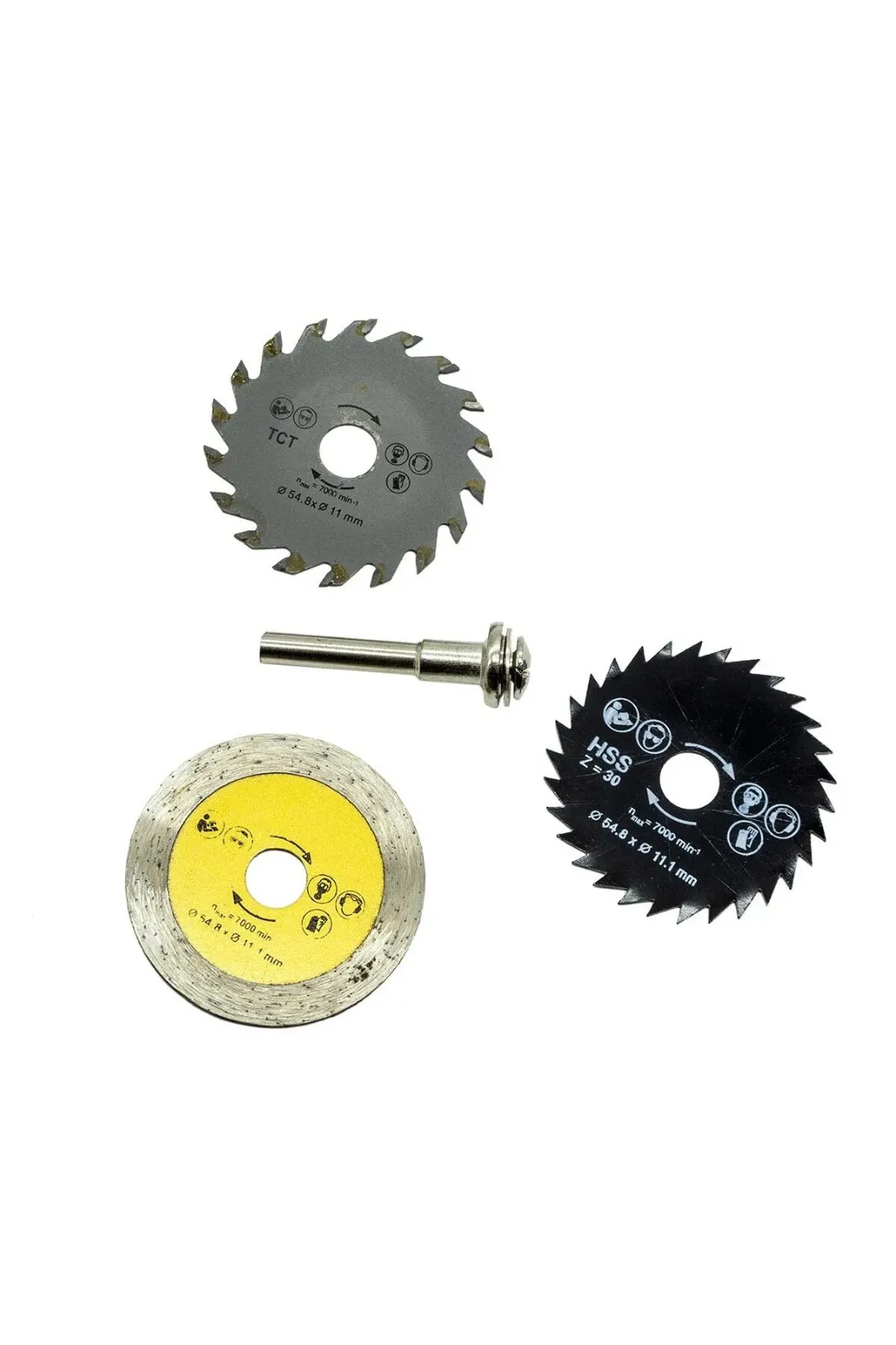 5189 Matkaba Takılır Mini Testere Seti 3 Parça Ahşap Metal Taşl