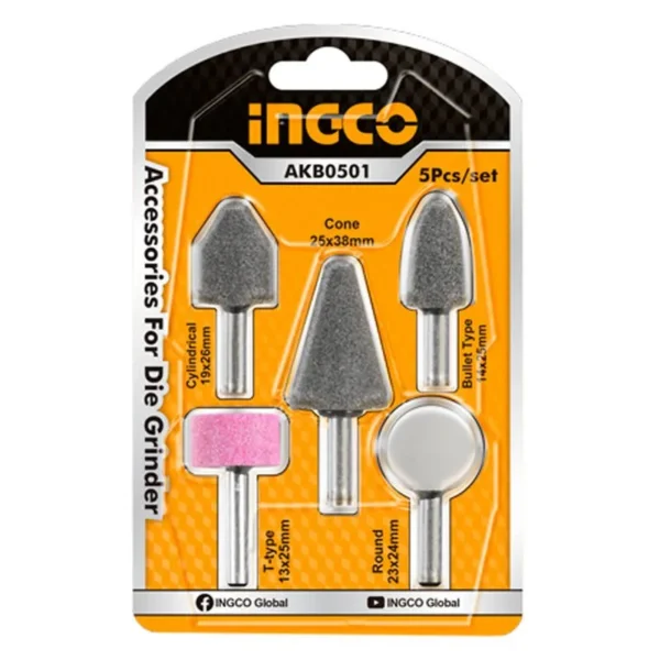 Ingco ING-AKB0501 5'li Set Taşlama Aksesuarı 1 Adet