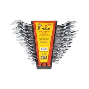 Rico 12 Parça Açık Ağız Düz Anahtar Takımı Seti Kısa RC8012