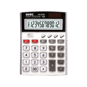 Avec Av-h101 Hesap Makinesi Beyaz - Siyah
