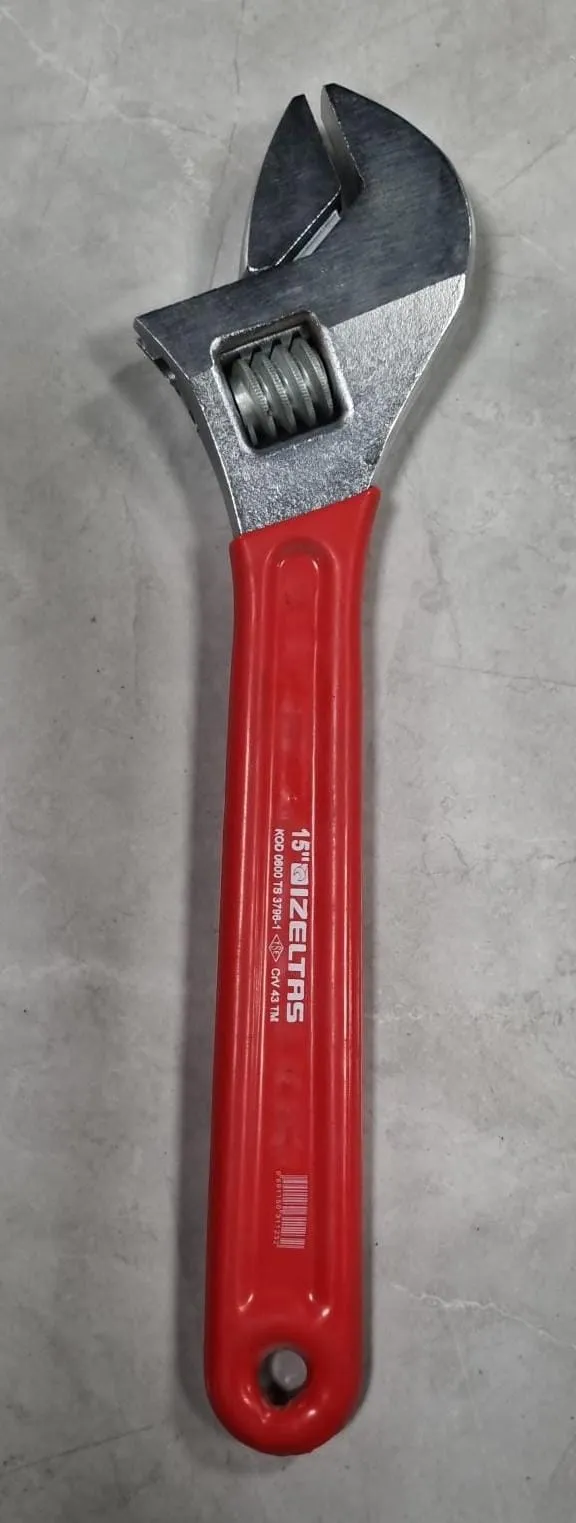 İzeltaş 0600011015 Kurbağcık Anahtar 15" Krom Kaplı Pvc İzoleli