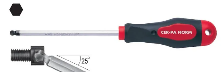 Cerpa Prosoft Top Başlı Alyan Tornavida 4X100