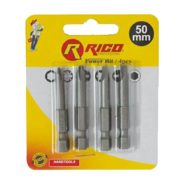 Rico 4 Pc Bits Uç Seti 50 Mm Kk1145