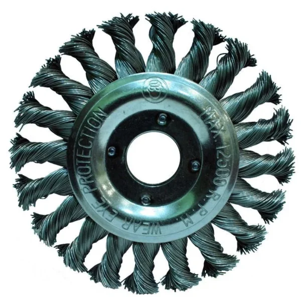 Hawk HA10187 125mm Gri Burma Telli Daire Fırça
