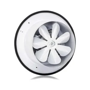 Bahçıvan 20 cm çapında BB 200 1550 D/D 220/230 volt Monofaze Aksiyel Baca Aspiratörü