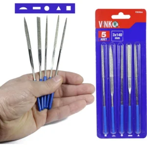 Vinko Elmas Eğe Takımı Izole Saplı 5 Parça 30 x 140 mm 03064
