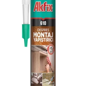 Akfix 610 Ekspres Montaj Yapıştırıcı Sıvı Çivi 310ML Şeffaf GA400P